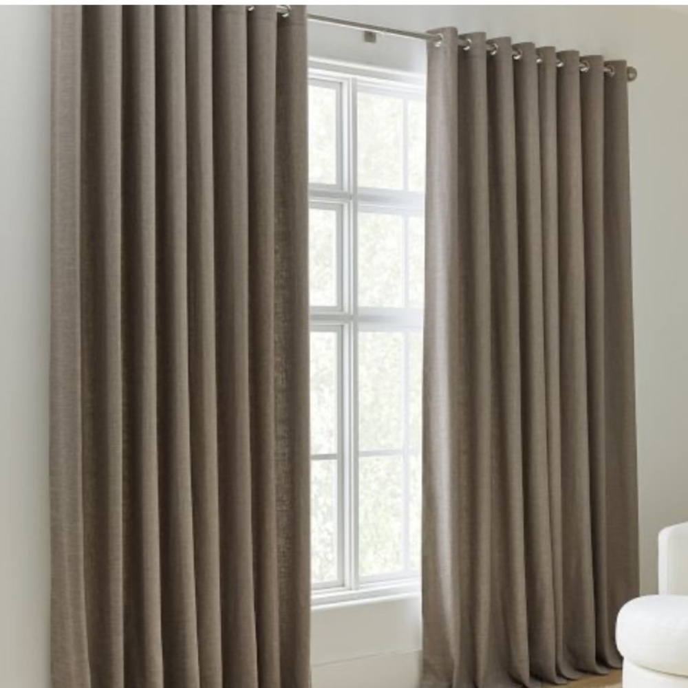 Pottery Barn Emery 50”x84” Gray
